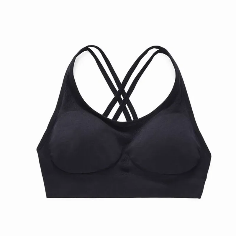 Women Bras Breathable Sports Bra Anti-sweat Shockproof Padded Sports Yoga Bra Top Athletic Gym Running Fitness Workout Sport Top
Women Bras Breathable Sports Bra Anti-sweat Shockproof Padded Sports Yoga Bra Top Athletic Gym Running Fitness Workout Sport Top