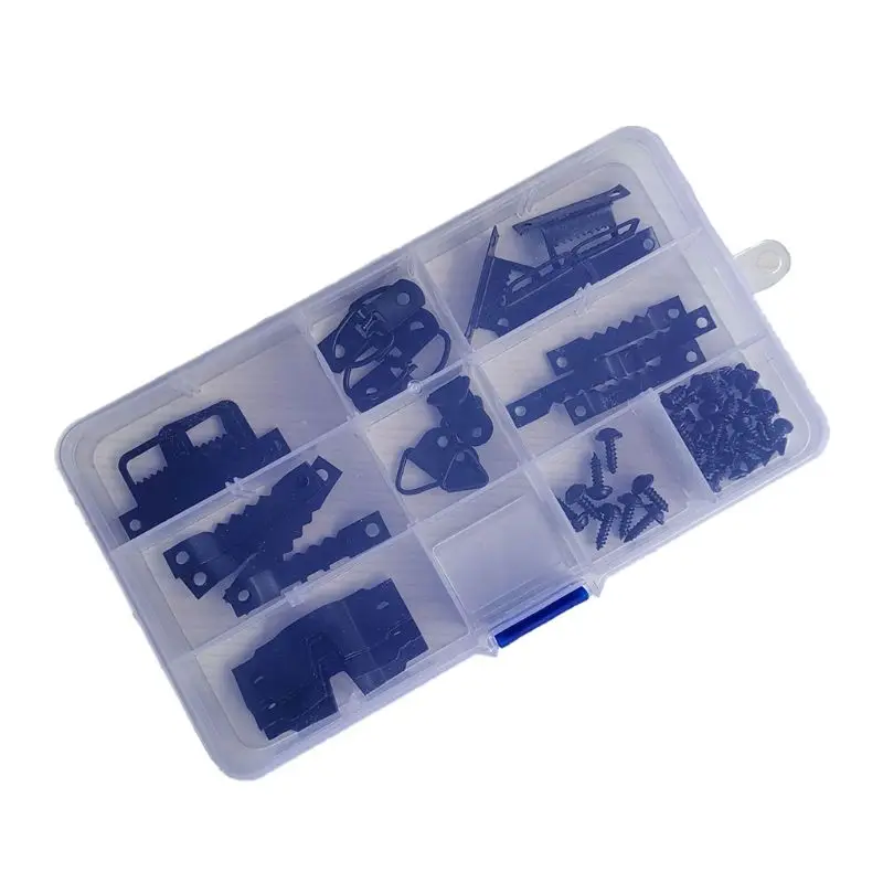 76pcs/set Photo Picture Frame Hanging Kit Heavy Duty Serrated Hanger Hardware For Wall Mounting 
76pcs/set Photo Picture Frame Hanging Kit Heavy Duty Serrated Hanger Hardware For Wall Mounting