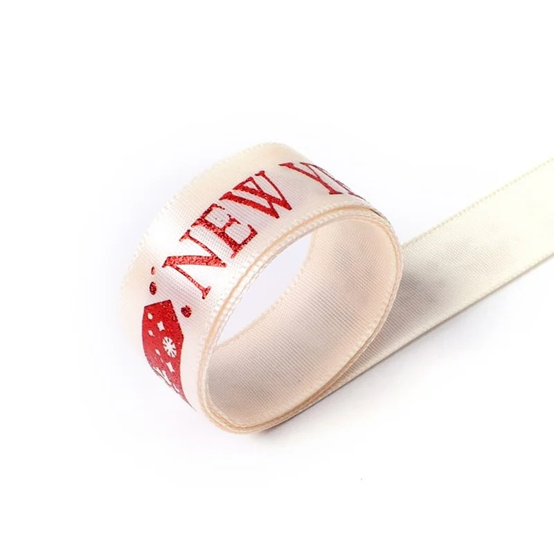 23 Meters/roll Happy New Year Christmas Red Elk Snowflake Polyester Ribbon DIY Gift Box Wrapping Packaging Decoration Cable Tie
23 Meters/roll Happy New Year Christmas Red Elk Snowflake Polyester Ribbon DIY Gift Box Wrapping Packaging Decoration Cable Tie
