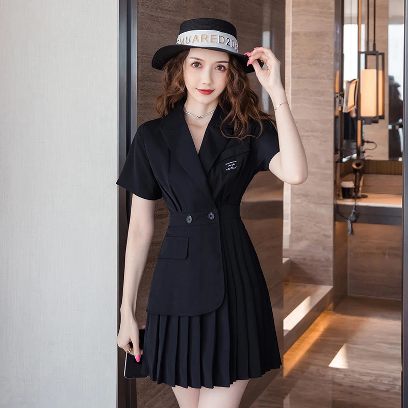 Модное летнее платье в Корейском стиле, уличная мини платье Дамская обувь из органической кожи для Стиль, повседневная, на пуговицах, с коро... 
Модное летнее платье в Корейском стиле, уличная мини платье Дамская обувь из органической кожи для Стиль, повседневная, на пуговицах, с коро...