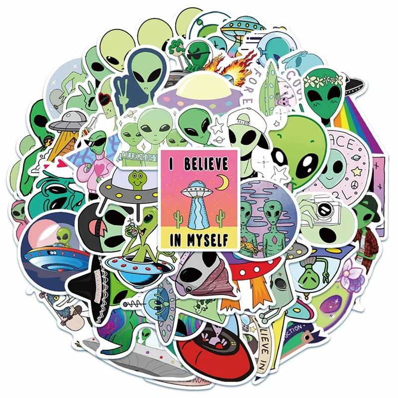 50pcs Cute Cartoon Funny Alien Graffiti Stickers Notebook Motorcycle Skateboard Computer Mobile Phone Stickers
50pcs Cute Cartoon Funny Alien Graffiti Stickers Notebook Motorcycle Skateboard Computer Mobile Phone Stickers
