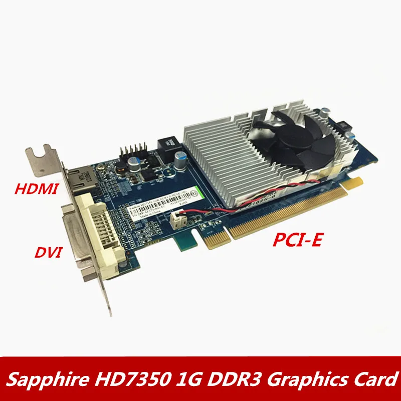 High quality video card for sapphire hd7350 1g DDR3 PCI-E half height display card HD-MI + DVI output interface send VGA adapter
High quality video card for sapphire hd7350 1g DDR3 PCI-E half height display card HD-MI + DVI output interface send VGA adapter