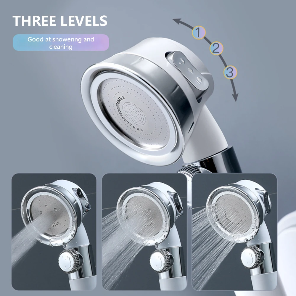 High Pressure Handheld Shower Head 3 Spray Modes Water Saving Showerhead Detachable Bathroom Accessories
High Pressure Handheld Shower Head 3 Spray Modes Water Saving Showerhead Detachable Bathroom Accessories