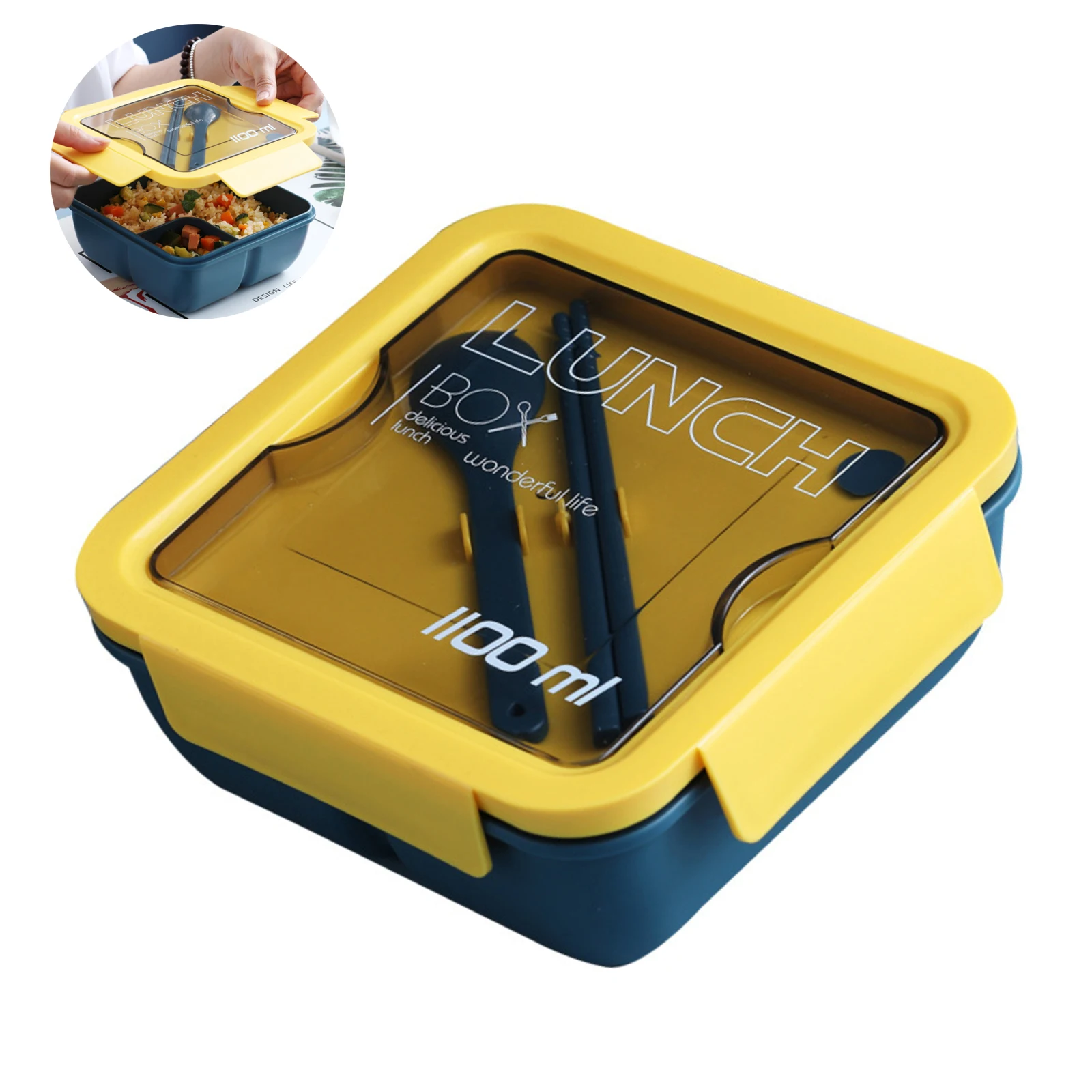 Семейная коробка для пикника, школьного офиса, дышащий контейнер для ланча с ложкой, палочки для еды, чехол для хранения еды
Семейная коробка для пикника, школьного офиса, дышащий контейнер для ланча с ложкой, палочки для еды, чехол для хранения еды