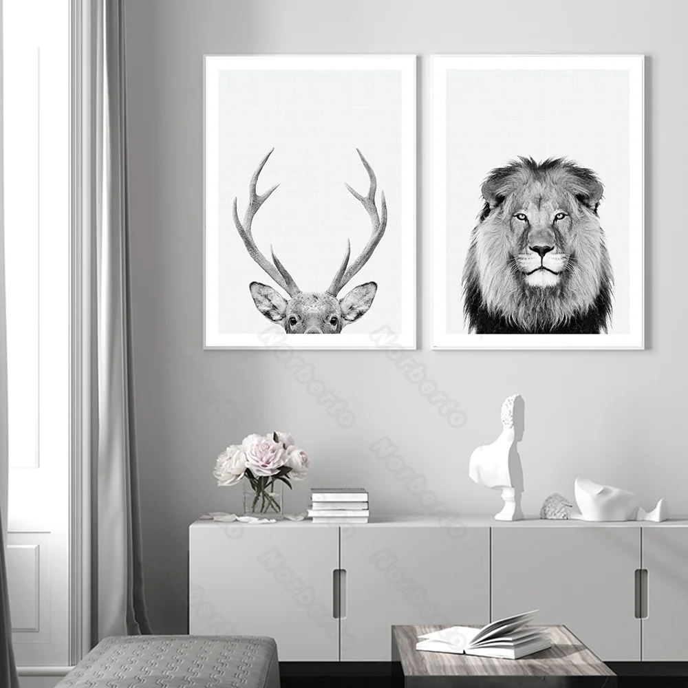 Wild Animals Pictures Canvas Painting Wall Poster Gray Background Wolf Leopard Elk for Living Room Bedroom Restaurant Wall Decor
Wild Animals Pictures Canvas Painting Wall Poster Gray Background Wolf Leopard Elk for Living Room Bedroom Restaurant Wall Decor