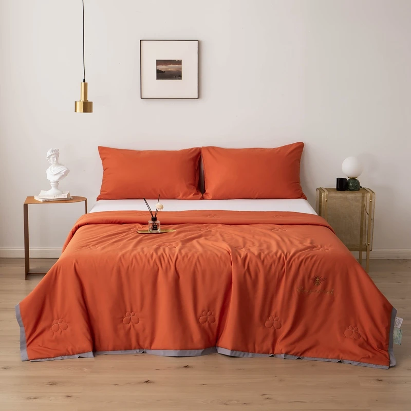 Cool Summer Quilts With Sequins,Lightweight Thin Comforter,Anti-Microbial Skin Care,Smooth & Soft Breathable
Cool Summer Quilts With Sequins,Lightweight Thin Comforter,Anti-Microbial Skin Care,Smooth & Soft Breathable