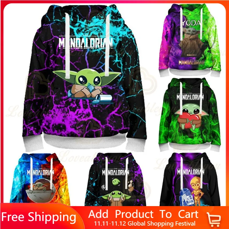 Streetwear Hoodies Disney Baby Yoda Mandalorian 3d Swearshirt Boys and Girls Tops Kids Hoodie Cartoon Teen Clothes
Streetwear Hoodies Disney Baby Yoda Mandalorian 3d Swearshirt Boys and Girls Tops Kids Hoodie Cartoon Teen Clothes