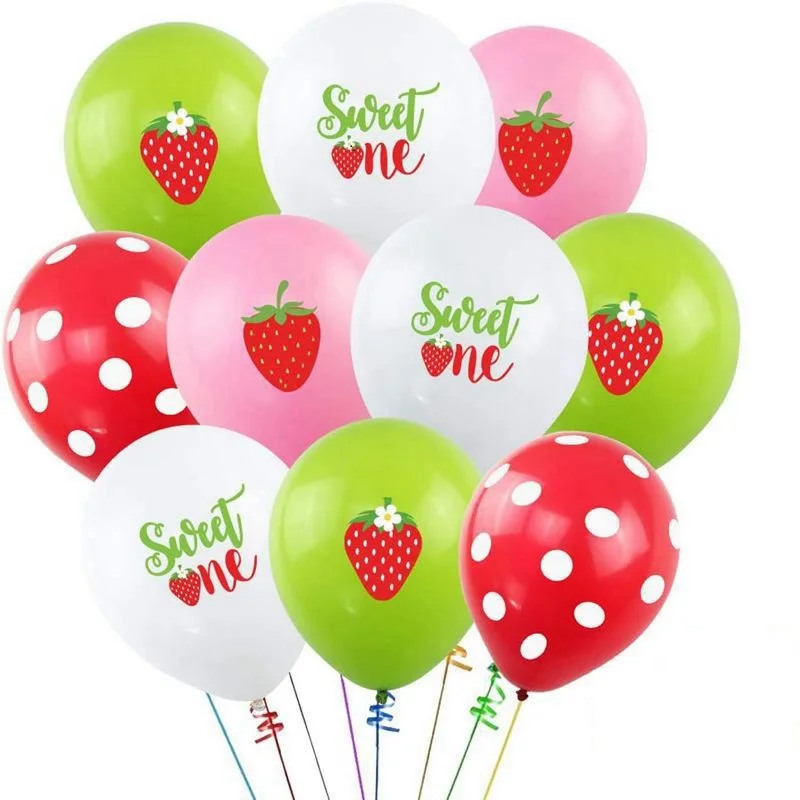 16 Pcs 12 Inch Pink Strawberry Latex Balloons Fruit Theme Party Decor Kids Classic Toys Happy Birthday Party Decoration Supplies 
16 Pcs 12 Inch Pink Strawberry Latex Balloons Fruit Theme Party Decor Kids Classic Toys Happy Birthday Party Decoration Supplies