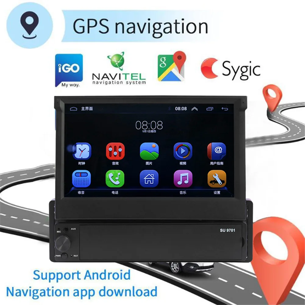 1DIN Android 8,1 Автомобильный мультимедийный плеер GPS-навигатор FM автомобильный радиоприемник MP5 плеер WIFI Bluetooth USB камера мультимедийный плеер
1DIN Android 8,1 Автомобильный мультимедийный плеер GPS-навигатор FM автомобильный радиоприемник MP5 плеер WIFI Bluetooth USB камера мультимедийный плеер