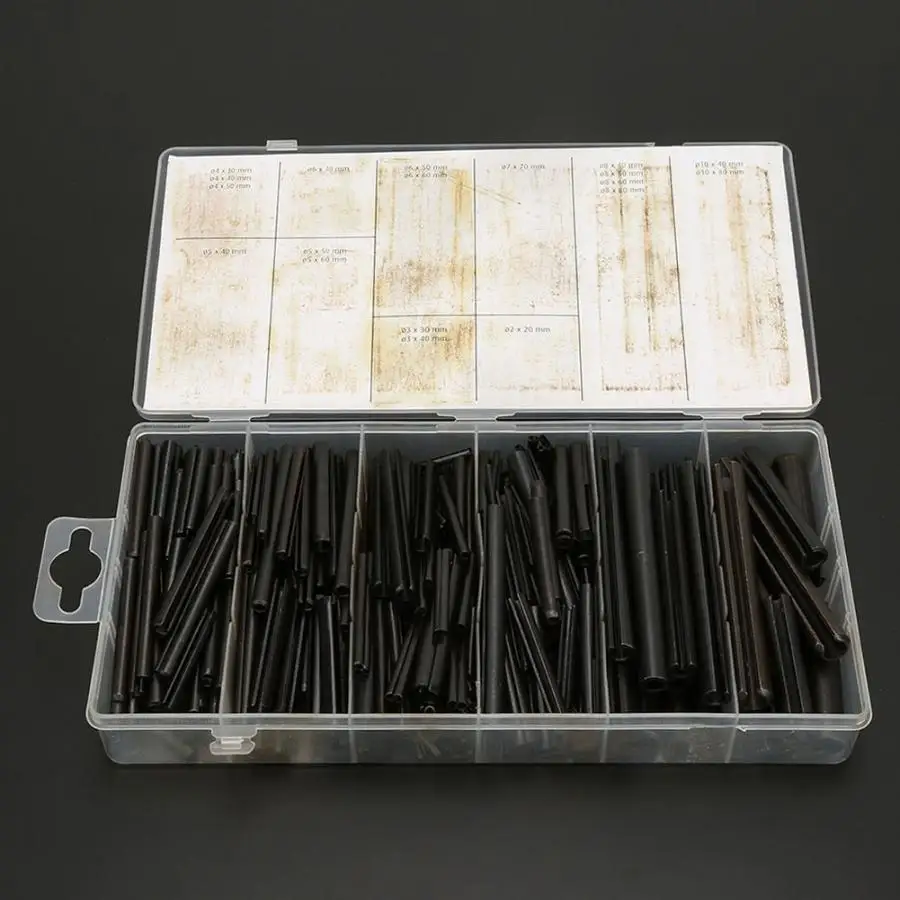450pcs Spring Roll Pin Dowel Tension Roll Hollow Pin Assortment Kit Fastener Accessory Set screw pins
450pcs Spring Roll Pin Dowel Tension Roll Hollow Pin Assortment Kit Fastener Accessory Set screw pins