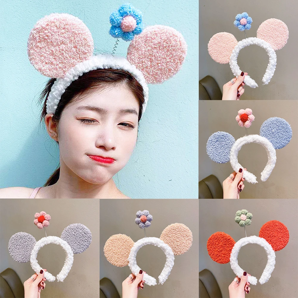 Обруч для волос из овечьей шерсти, с ушками мыши
Обруч для волос из овечьей шерсти, с ушками мыши