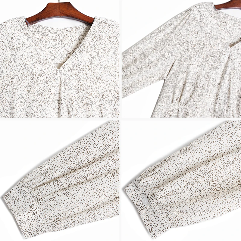 IEQJ 2021 new spring and summer fashion women clothes V-neck full sleeves printed pullover loose mid calf length dress WR21001 
IEQJ 2021 new spring and summer fashion women clothes V-neck full sleeves printed pullover loose mid calf length dress WR21001