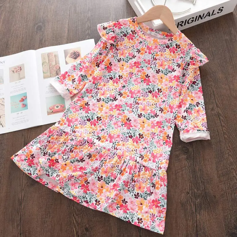 Bear Leader Baby Girls Casual Spring Costumes New Fashion Kids Girl Colorful Dots Dresses Chidlren Ruffles Clothing 3-7 Years
Bear Leader Baby Girls Casual Spring Costumes New Fashion Kids Girl Colorful Dots Dresses Chidlren Ruffles Clothing 3-7 Years