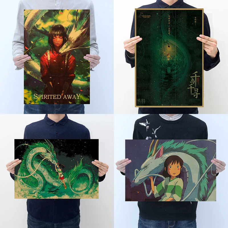 Classic Anime Nordic Pictures Home Decor Chihiro Little Girl Dragon Retro Wall Art Canvas Painting Posters Print Canvas Picture
Classic Anime Nordic Pictures Home Decor Chihiro Little Girl Dragon Retro Wall Art Canvas Painting Posters Print Canvas Picture