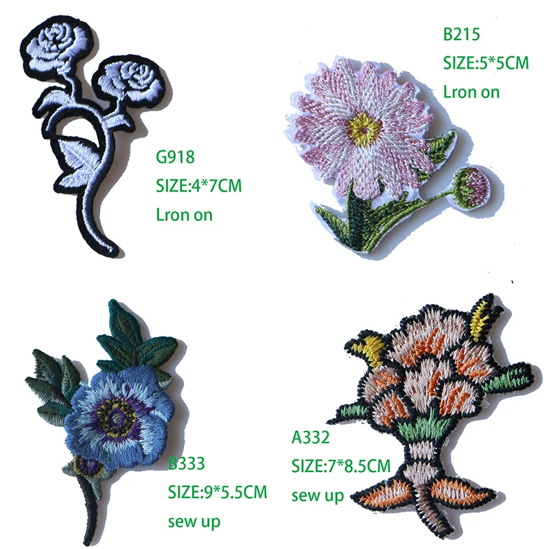 Cartoon Decorative Patch Rose, chrysanthemum icon Embroidered Applique Patches For DIY Iron on Badges Stickers on a backpack 
Cartoon Decorative Patch Rose, chrysanthemum icon Embroidered Applique Patches For DIY Iron on Badges Stickers on a backpack