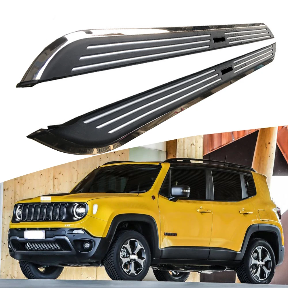 Side step fits for Jeep Renegade 2015-2020 running board nerf bar 2Pcs left right Aluminium side step side pedal stairs
Side step fits for Jeep Renegade 2015-2020 running board nerf bar 2Pcs left right Aluminium side step side pedal stairs