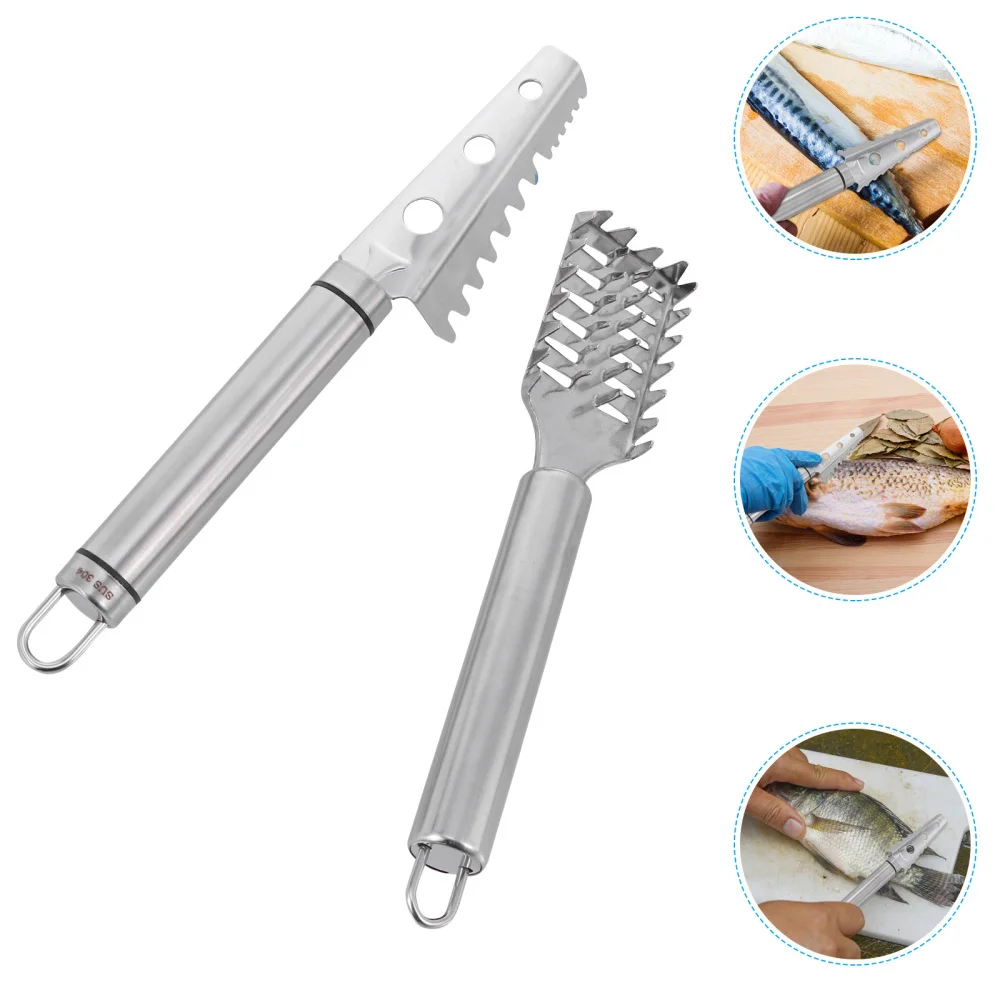 2pcs Fish Scale Remover Household Kitchen Fish Scraper Cooking Fish Scraper
2pcs Fish Scale Remover Household Kitchen Fish Scraper Cooking Fish Scraper