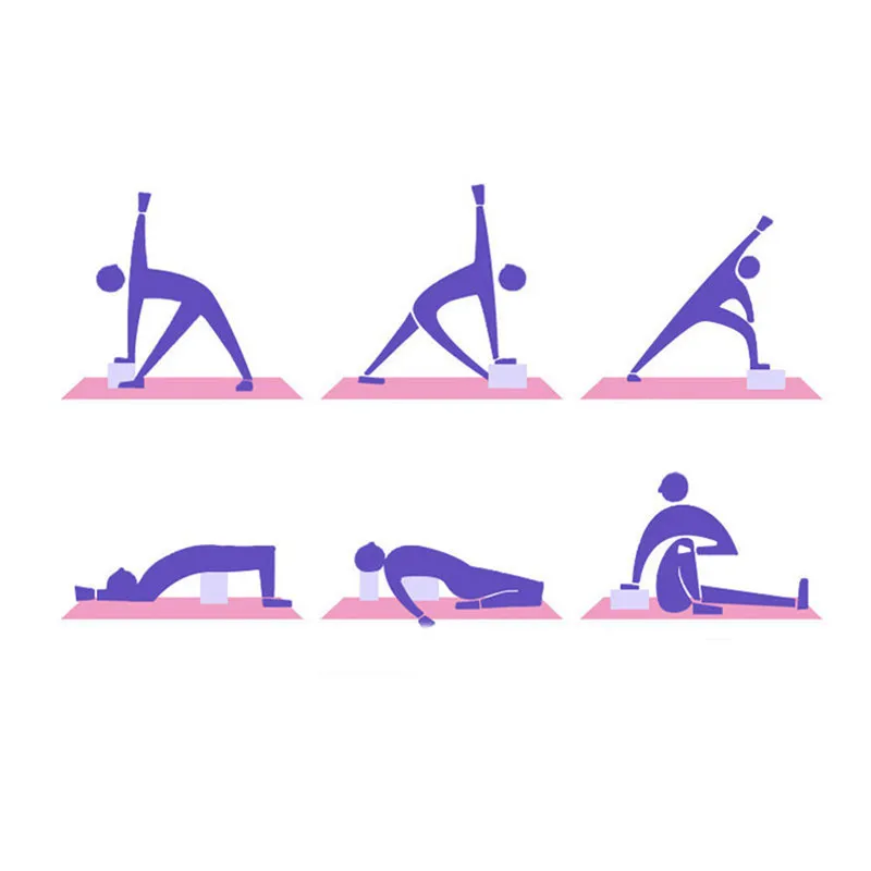 2020 блоки для упражнений фитнеса йоги подушка из пенопласта ЭВА