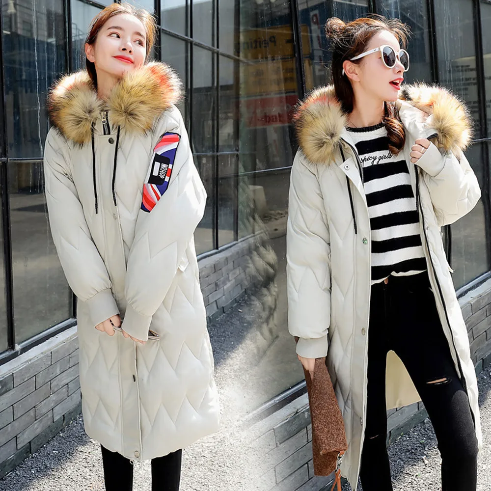Coats And Jackets Women Winter Warm Faux Fur Hooded Thick Warm Slim Long Overcoat Cotton Clothing Jacket Women 2018oct15
Coats And Jackets Women Winter Warm Faux Fur Hooded Thick Warm Slim Long Overcoat Cotton Clothing Jacket Women 2018oct15