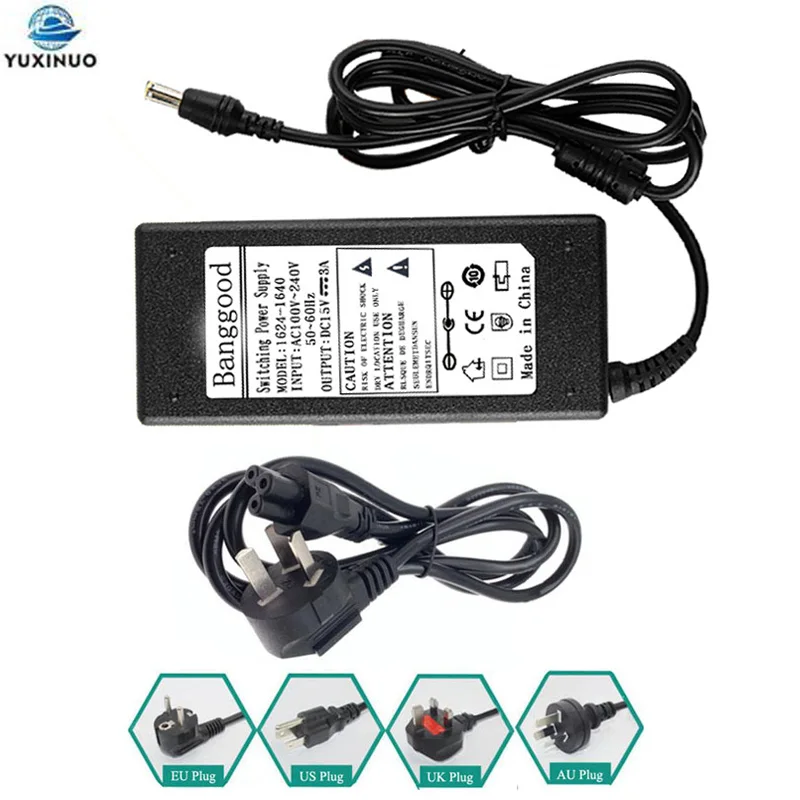 15V 3A 45W 6.5*4.4mm AC Power Laptop Charger Adapter for YAMAHA THR5 THR10 Electric Guitar Bass TSX-70 TSX-B72 TSX-W80 TSX-140
15V 3A 45W 6.5*4.4mm AC Power Laptop Charger Adapter for YAMAHA THR5 THR10 Electric Guitar Bass TSX-70 TSX-B72 TSX-W80 TSX-140