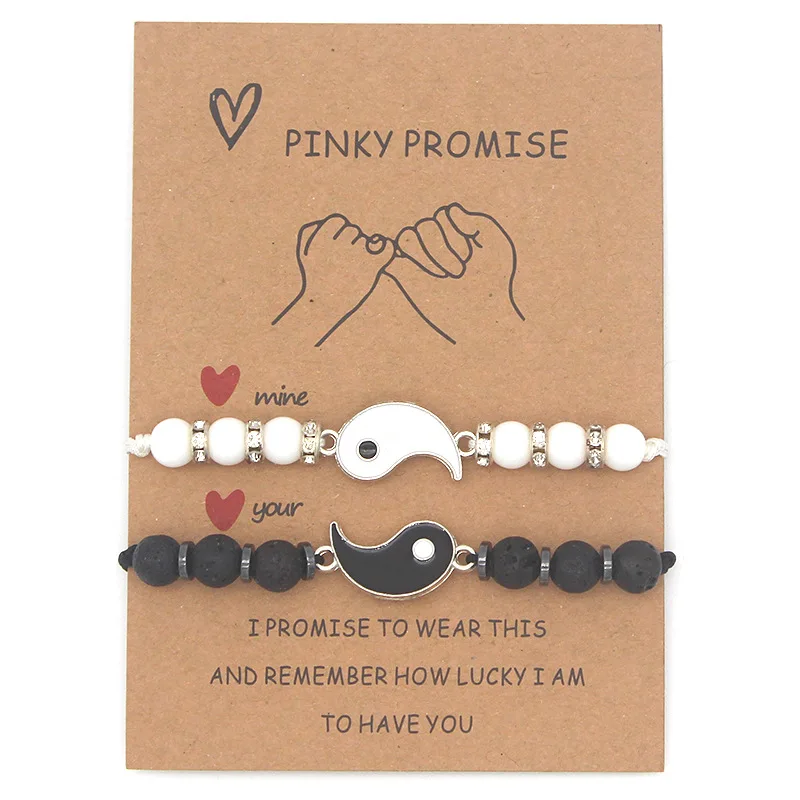Charmsmic Chinese Tai Chi Pendant Bracelets Natural Volcano Beaded Couple Bracelets Magnetic Lose Weight Yogo Bracelets 2021
Charmsmic Chinese Tai Chi Pendant Bracelets Natural Volcano Beaded Couple Bracelets Magnetic Lose Weight Yogo Bracelets 2021