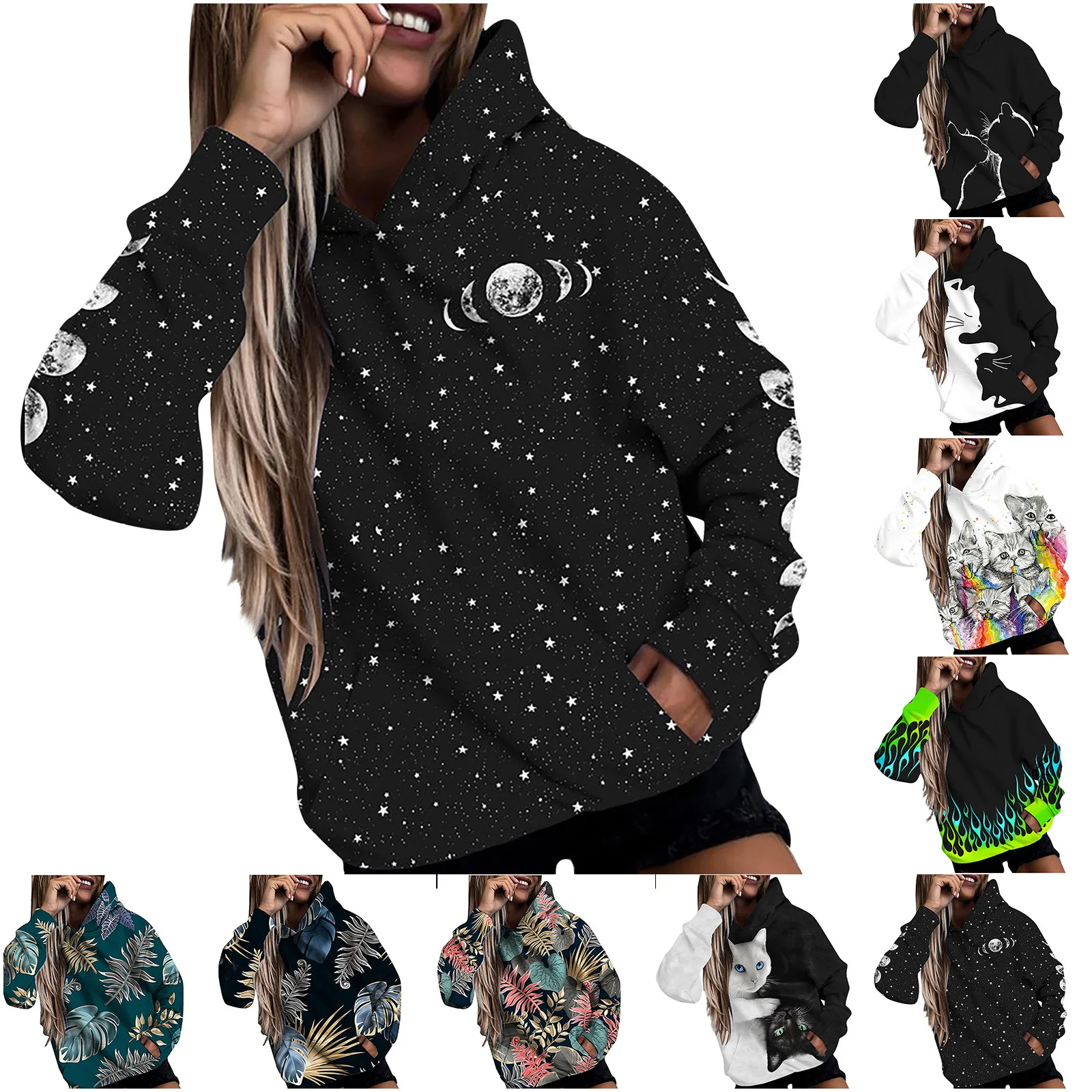 Толстовка Женская с длинным рукавом и круглым вырезом
Толстовка Женская с длинным рукавом и круглым вырезом