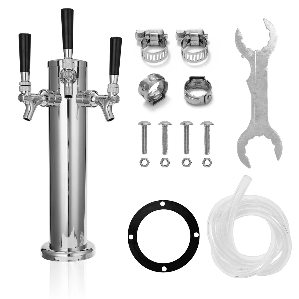 Хромированная пивная башня крана/кран пивная башня Нержавеющая сталь бочковое пиво Колонка Барные аксессуары одним касанием/два нажатия/т... 
Хромированная пивная башня крана/кран пивная башня Нержавеющая сталь бочковое пиво Колонка Барные аксессуары одним касанием/два нажатия/т...