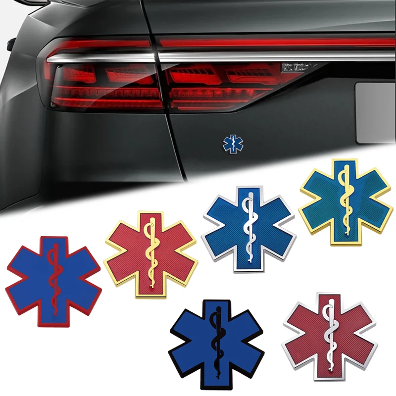 Car Accessories Metal Star of Life Nursing Ambulance Emblem Rear Trunk Body Badge Sticker
Car Accessories Metal Star of Life Nursing Ambulance Emblem Rear Trunk Body Badge Sticker