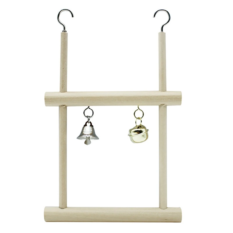 Natural Wooden Parrots Swing Toy Birds Perch Hanging Swings Cage With Colorful Beads Bells Toys Bird Supplies Drop Ship
Natural Wooden Parrots Swing Toy Birds Perch Hanging Swings Cage With Colorful Beads Bells Toys Bird Supplies Drop Ship