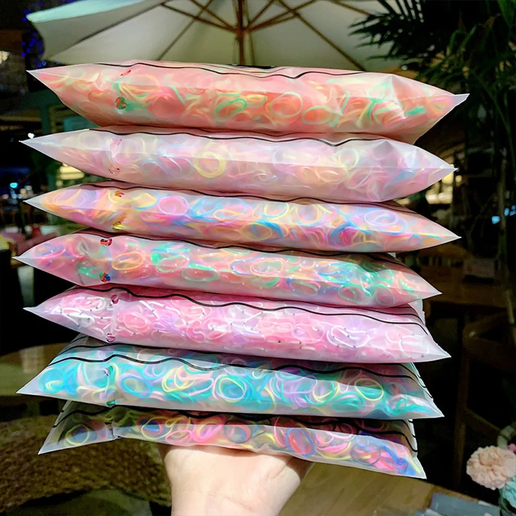1000pcs Girls Colorful Rings Cute Disposable Rubber Bands Gum For Ponytail Holder Elastic Hair Bands Kids Hair Accessories #2
1000pcs Girls Colorful Rings Cute Disposable Rubber Bands Gum For Ponytail Holder Elastic Hair Bands Kids Hair Accessories #2