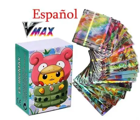 Pokemon Cards in Spanish French TAG TEAM GX VMAX V Trainer Energy Shining Cards Game Castellano Español Children Toy
Pokemon Cards in Spanish French TAG TEAM GX VMAX V Trainer Energy Shining Cards Game Castellano Español Children Toy