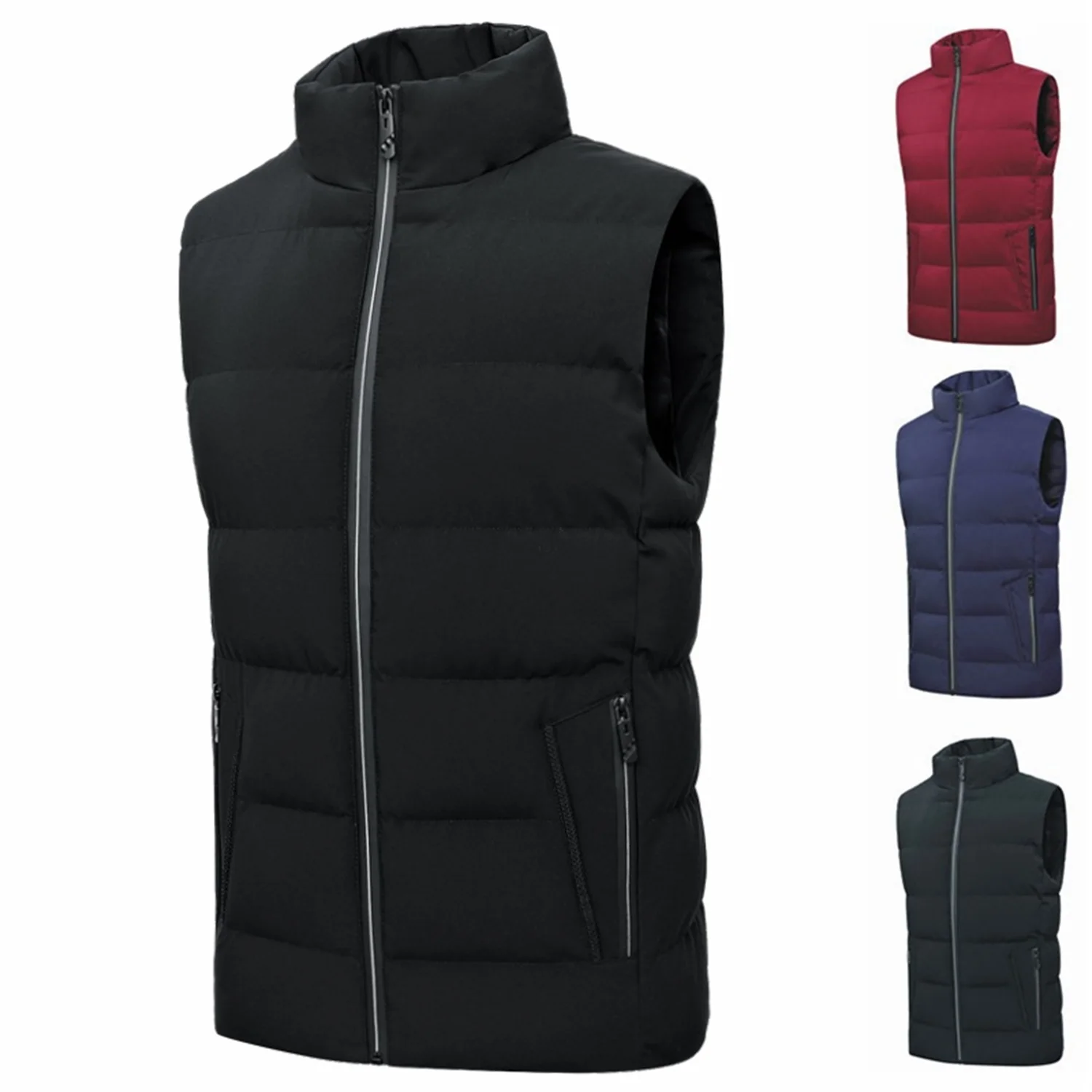 8XL Men Cotton Vest Jacket 2021 Autumn Winter New Solid Color Sleeveless Down Waistcoat Jacket Male Casual Vest Coat Plus Size
8XL Men Cotton Vest Jacket 2021 Autumn Winter New Solid Color Sleeveless Down Waistcoat Jacket Male Casual Vest Coat Plus Size