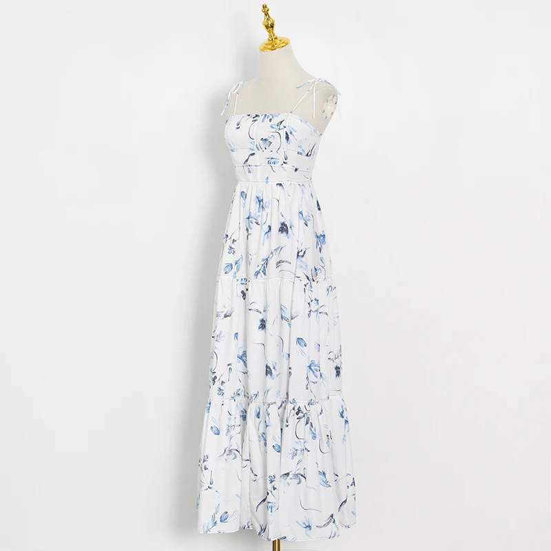 Print Vintage Dress For Women Square Collar Sleeveless Sling Hit Color Plus Size Dresses Female 2021 Summer Clothes 
Print Vintage Dress For Women Square Collar Sleeveless Sling Hit Color Plus Size Dresses Female 2021 Summer Clothes