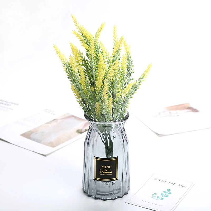 1 Bundle Artificial Flowers Romantic Provence Lavender Plastic Wedding Decorative Vase for Home Decor Grain Christmas Fake Plant
1 Bundle Artificial Flowers Romantic Provence Lavender Plastic Wedding Decorative Vase for Home Decor Grain Christmas Fake Plant