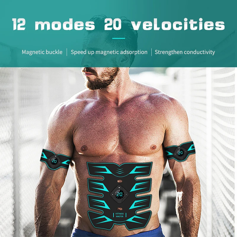Electric EMS Muscle Stimulator Rechargeable Wireless Muscle Stimulation Abdominal ABS Muscle Training Device for Weight Loss
Electric EMS Muscle Stimulator Rechargeable Wireless Muscle Stimulation Abdominal ABS Muscle Training Device for Weight Loss