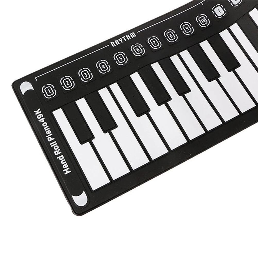 Recording Roll-Up Piano Multi Style Electronic Keyboard Flexible Folding 49 Keys Gift Portable Musical Instrument With Speaker 
Recording Roll-Up Piano Multi Style Electronic Keyboard Flexible Folding 49 Keys Gift Portable Musical Instrument With Speaker