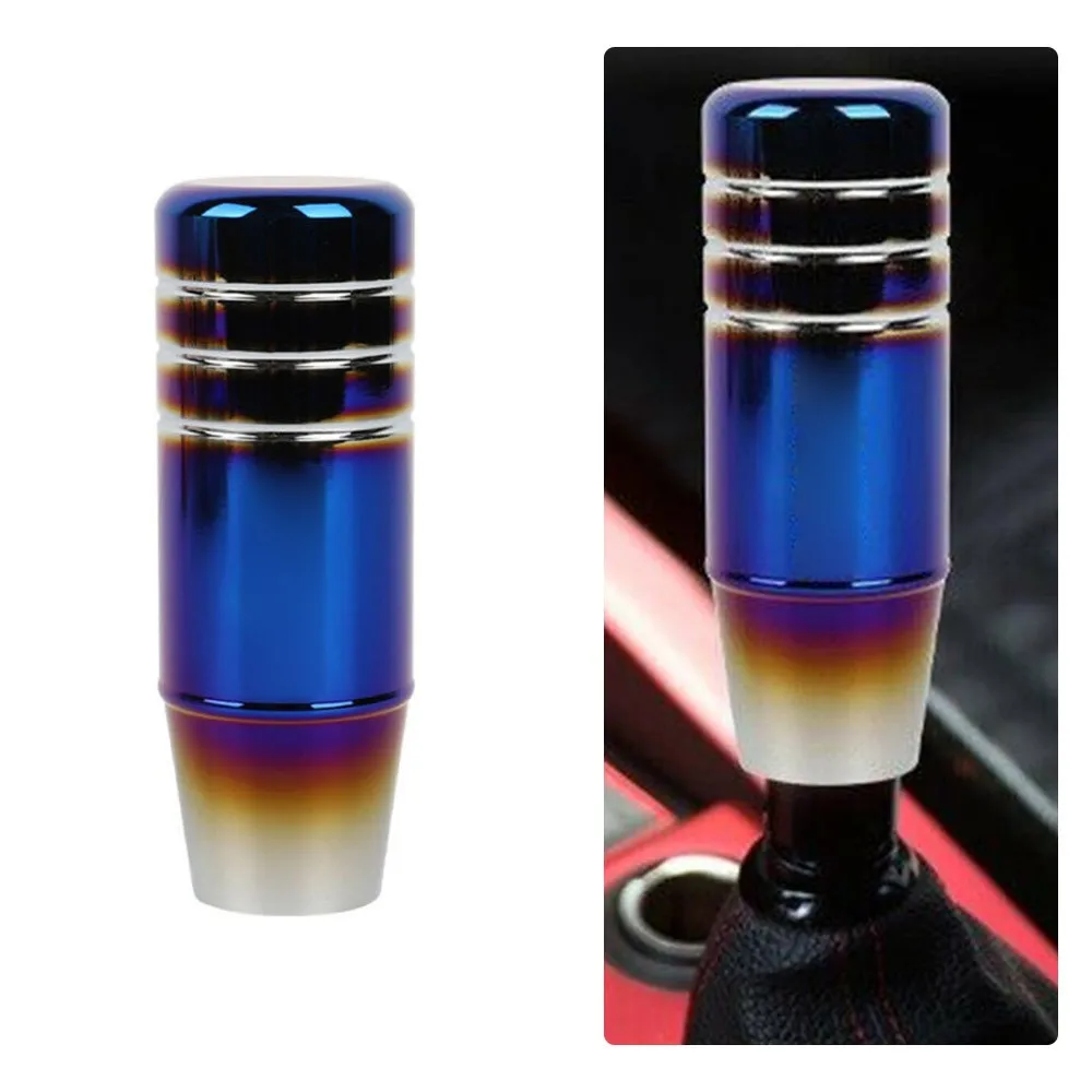 9cm Universal Manual Gear Shift Knob Car-styling Aluminum Lever Shifter Handle Stick Burnt Blue
9cm Universal Manual Gear Shift Knob Car-styling Aluminum Lever Shifter Handle Stick Burnt Blue