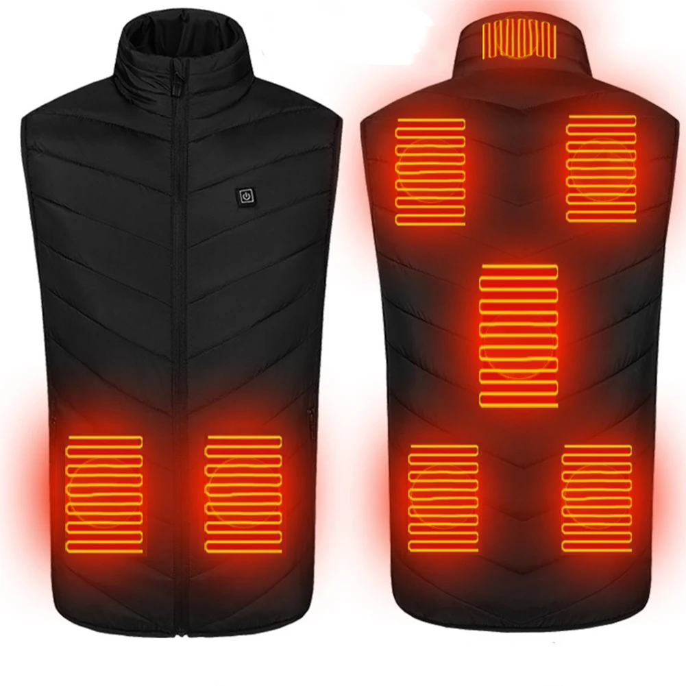Heated Vest Jacket 8 Heating Zones USB Men Winter Electrical Heated Sleevless Jacket Travel Outdoor Waistcoat Motorcycle Riding
Heated Vest Jacket 8 Heating Zones USB Men Winter Electrical Heated Sleevless Jacket Travel Outdoor Waistcoat Motorcycle Riding