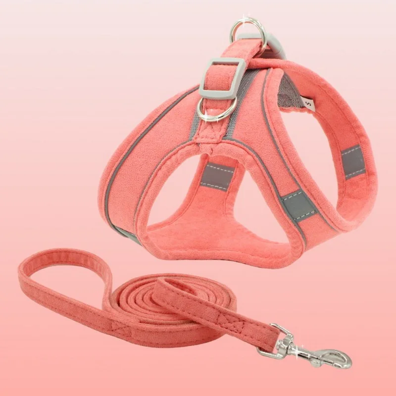 Dog Cat Harness With Walking Lead Leash Adjustable Puppy Kitten Collar Fashion Soft Harness For Small Medium Dogs Cats Chihuahua 
Dog Cat Harness With Walking Lead Leash Adjustable Puppy Kitten Collar Fashion Soft Harness For Small Medium Dogs Cats Chihuahua