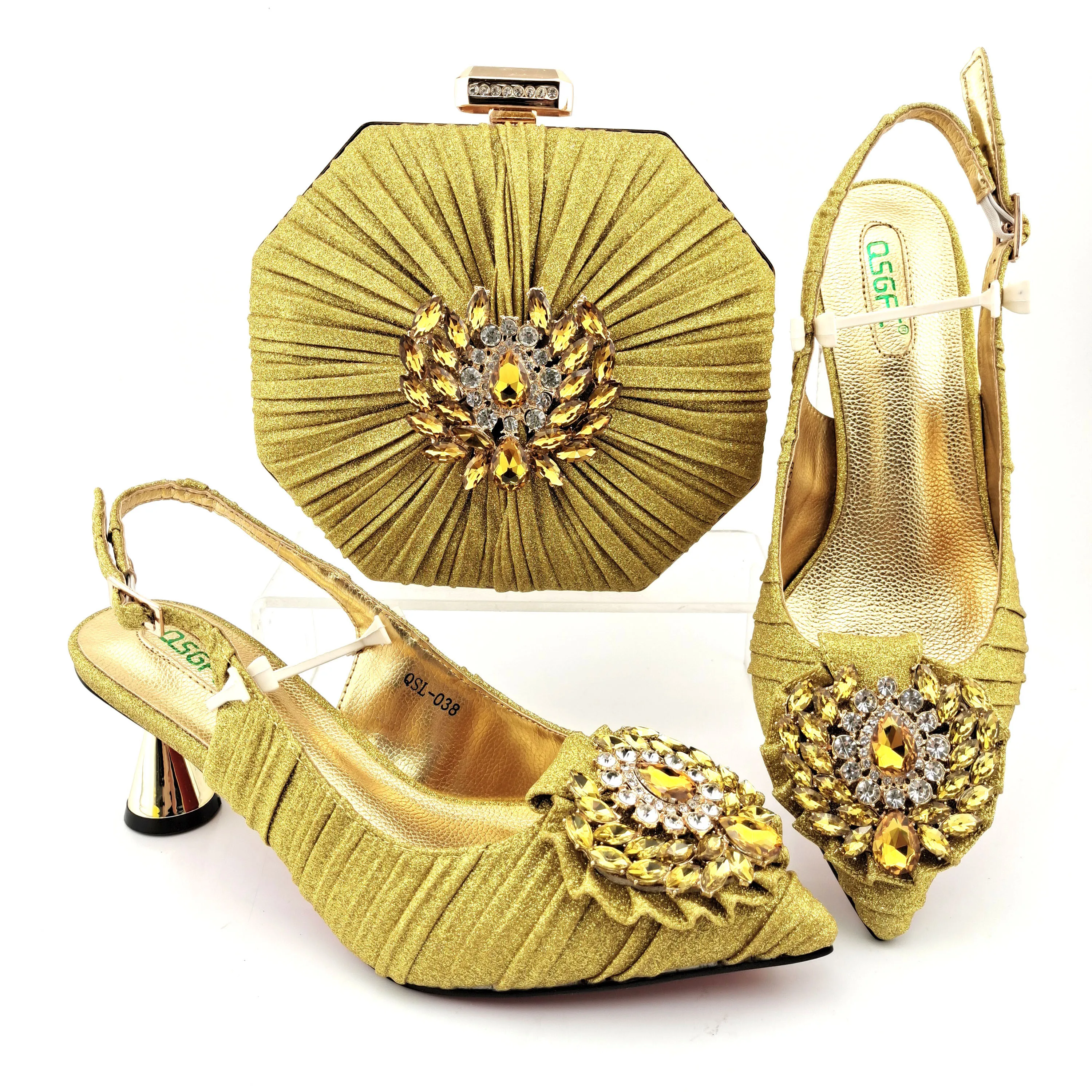 Doershow High Quality African Style Ladies Shoes And Bags Set Latest YELLOW Italian Shoes And Bag Set For Party HGO1-25 
Doershow High Quality African Style Ladies Shoes And Bags Set Latest YELLOW Italian Shoes And Bag Set For Party HGO1-25
