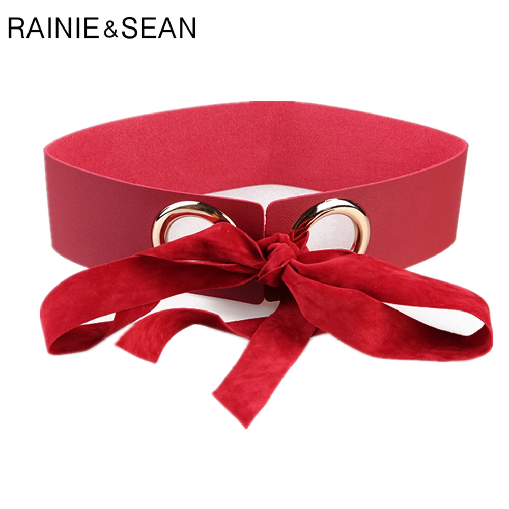 RAINIE SEAN Wide Women Belt for Dresses Leather Corset Waist Belt for Women Vintage Lace-up Ladies Cummerbund Accessories
RAINIE SEAN Wide Women Belt for Dresses Leather Corset Waist Belt for Women Vintage Lace-up Ladies Cummerbund Accessories