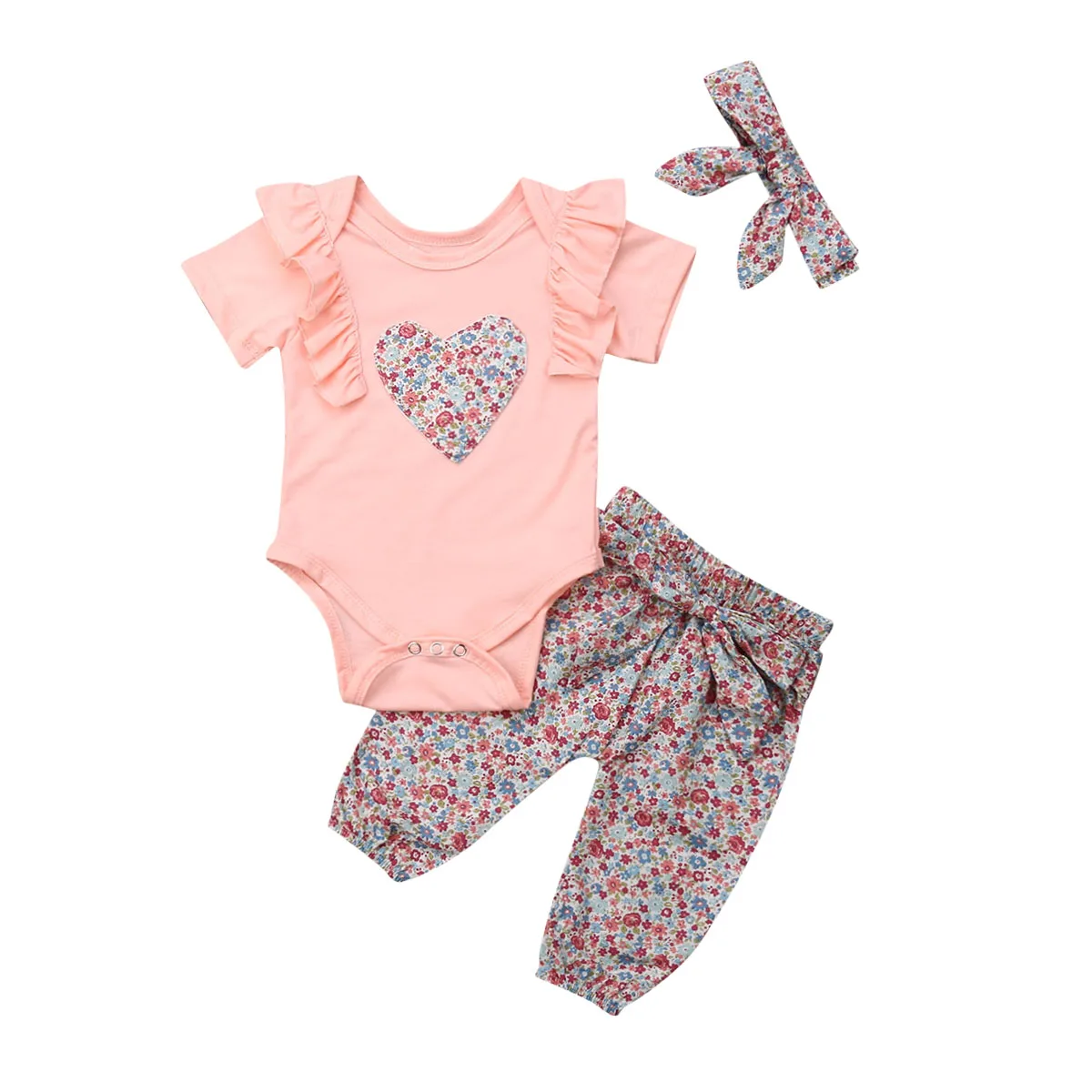 3PCS Newborn Kids Baby Girl Clothes Romper+Floral Pants+Headband Outfits Set 3-18M
3PCS Newborn Kids Baby Girl Clothes Romper+Floral Pants+Headband Outfits Set 3-18M