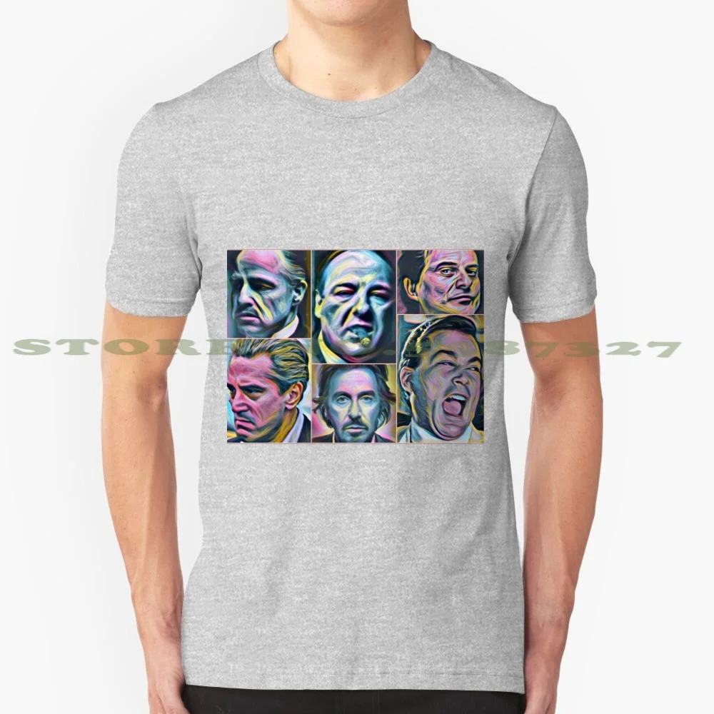 Рубашка для мужчин и женщин, кино сопранос с изображением гангстера, крестного отца, казино, черно-белая 
Рубашка для мужчин и женщин, кино сопранос с изображением гангстера, крестного отца, казино, черно-белая