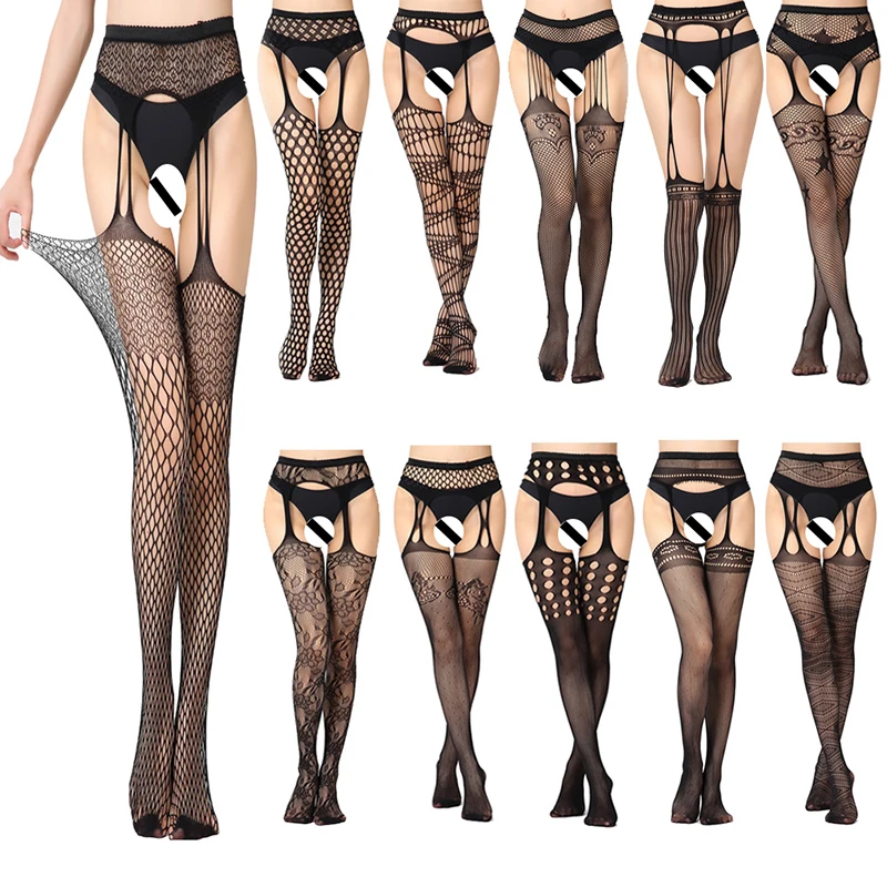 Women's Sexy Tights Female Hosiery lingerie lace garter transparent fishnet stockings Elastic pantyhose for girls
Women's Sexy Tights Female Hosiery lingerie lace garter transparent fishnet stockings Elastic pantyhose for girls