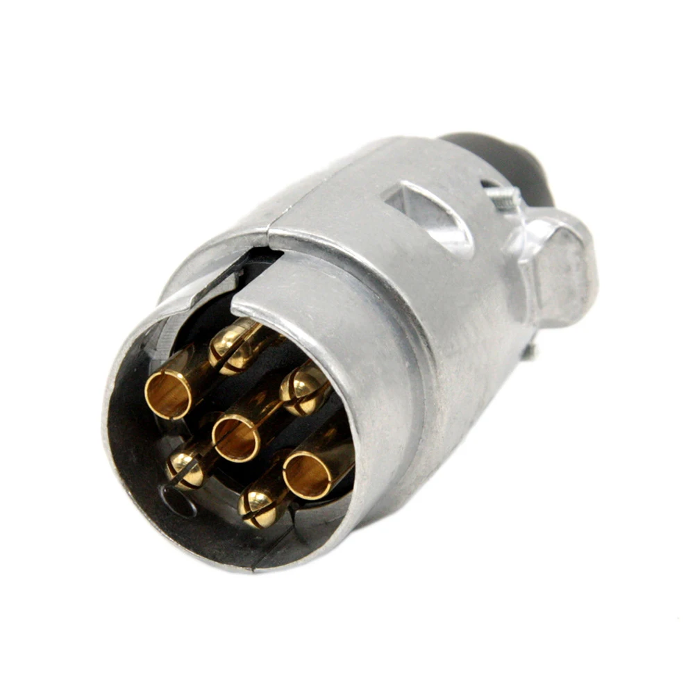 7-Pin 12 Volt Aluminum Plug Truck Cable Connector European Car Trailer Signal Light
7-Pin 12 Volt Aluminum Plug Truck Cable Connector European Car Trailer Signal Light