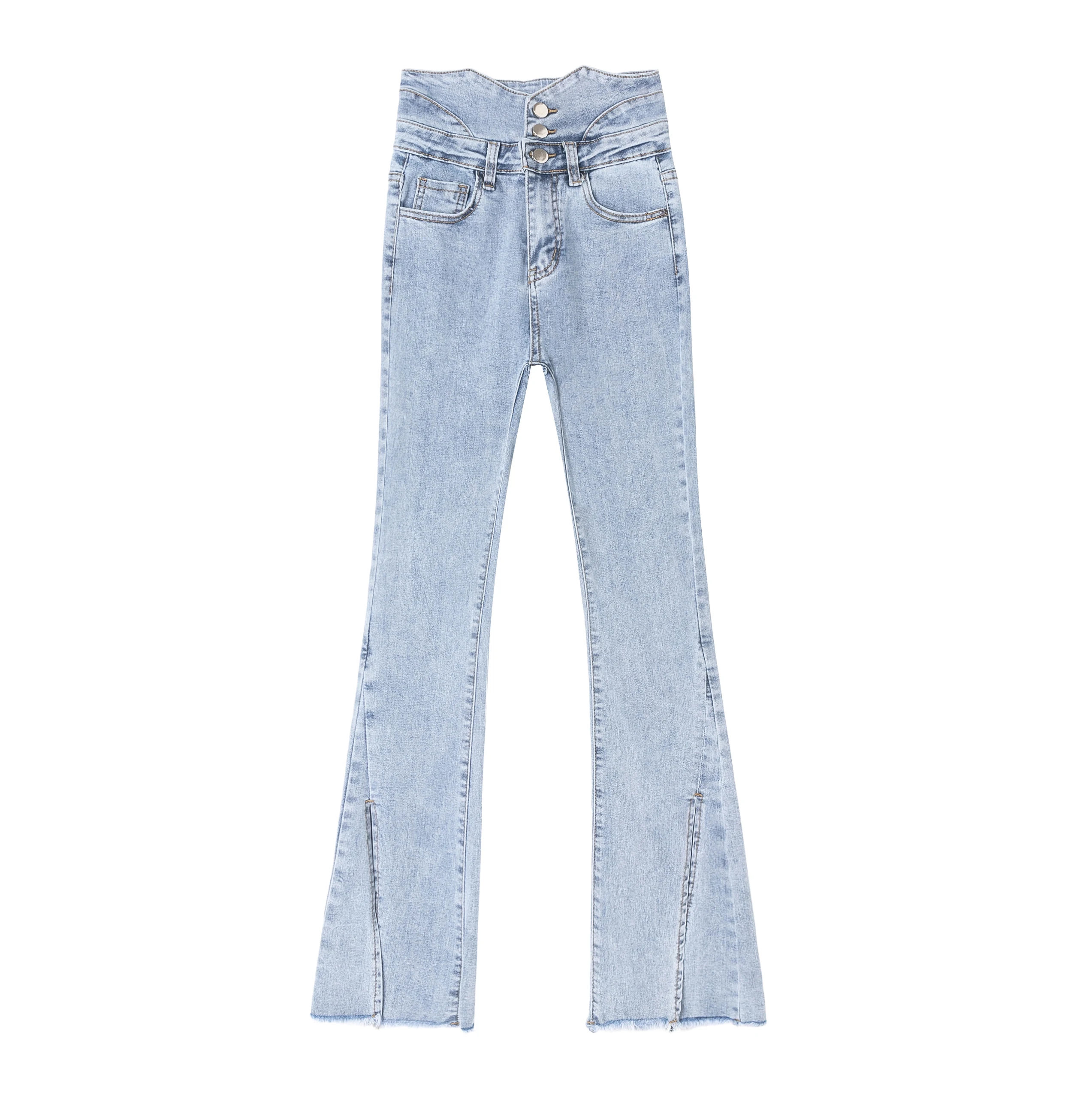 High Waist Jeans for Women Spring 2021 New Slim Fit Slimming Slit Bell-Bottom Pants All-Match Micro-Pull Mop Trousers
High Waist Jeans for Women Spring 2021 New Slim Fit Slimming Slit Bell-Bottom Pants All-Match Micro-Pull Mop Trousers