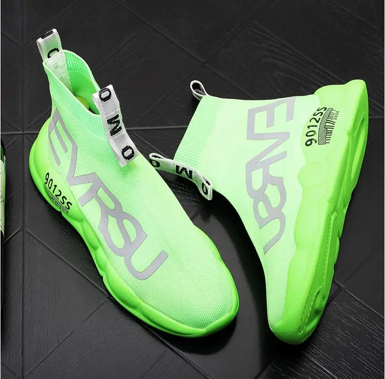 summer Designer men Knitted socks shoes light bottom hip hop fashion men's Casual Shoes breathable Men's Sneakers
summer Designer men Knitted socks shoes light bottom hip hop fashion men's Casual Shoes breathable Men's Sneakers