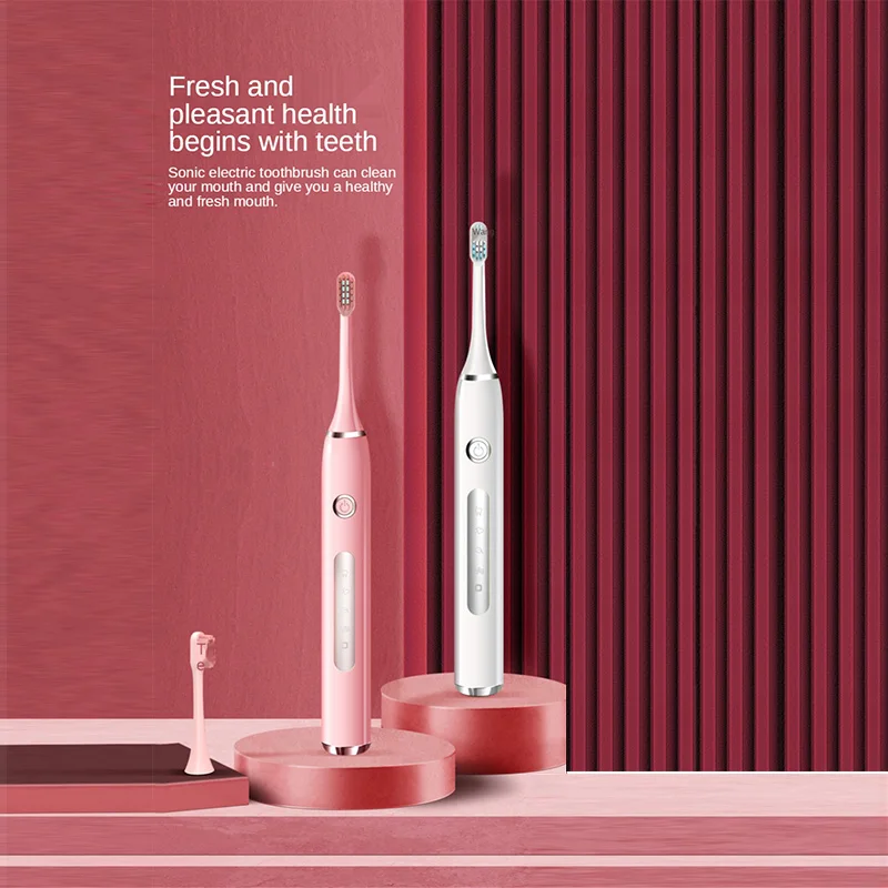 2021 New rechargeable automatic travel black adult Sonic ultrasonic electric toothbrush whitening teeth removing tooth stains
2021 New rechargeable automatic travel black adult Sonic ultrasonic electric toothbrush whitening teeth removing tooth stains