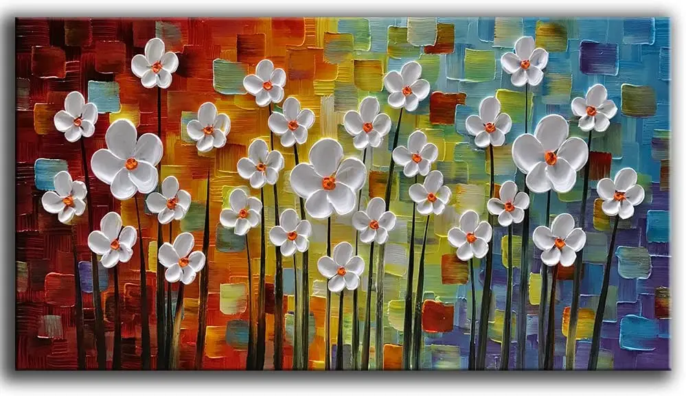 Hand Painted Contemporary Art Oil Painting On Canvas Texture Abstract Flowers Artwork Paintings Home Interior Decor Frameless
Hand Painted Contemporary Art Oil Painting On Canvas Texture Abstract Flowers Artwork Paintings Home Interior Decor Frameless