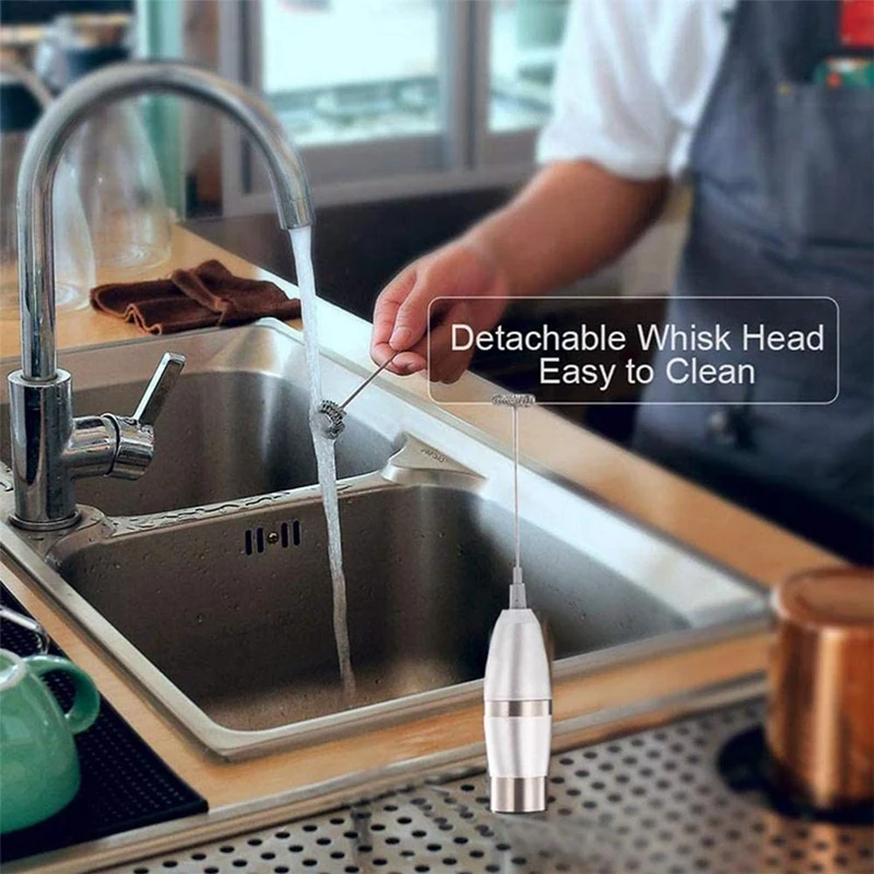 Handheld Milk Frother,Electric Milk Frother,Durable Stainless Steel Whisk for Making Lattes Coffee&Cappuccinos
Handheld Milk Frother,Electric Milk Frother,Durable Stainless Steel Whisk for Making Lattes Coffee&Cappuccinos